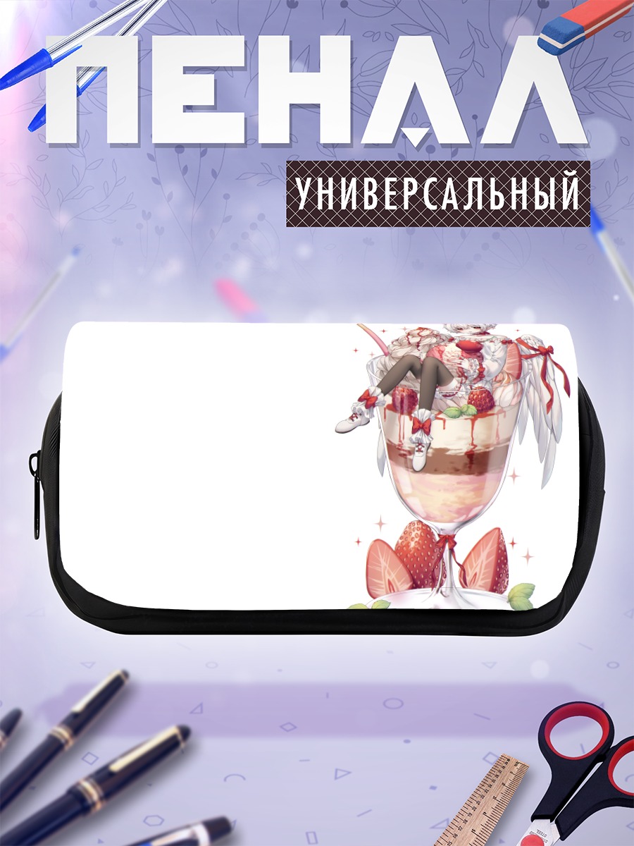 Пенал-косметичка Девушка в десерте