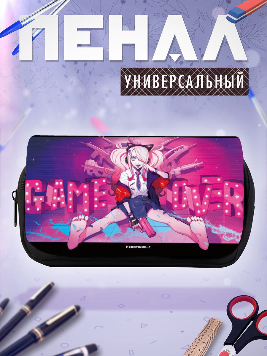 Пенал-косметичка Мику Хацунэ Game Over