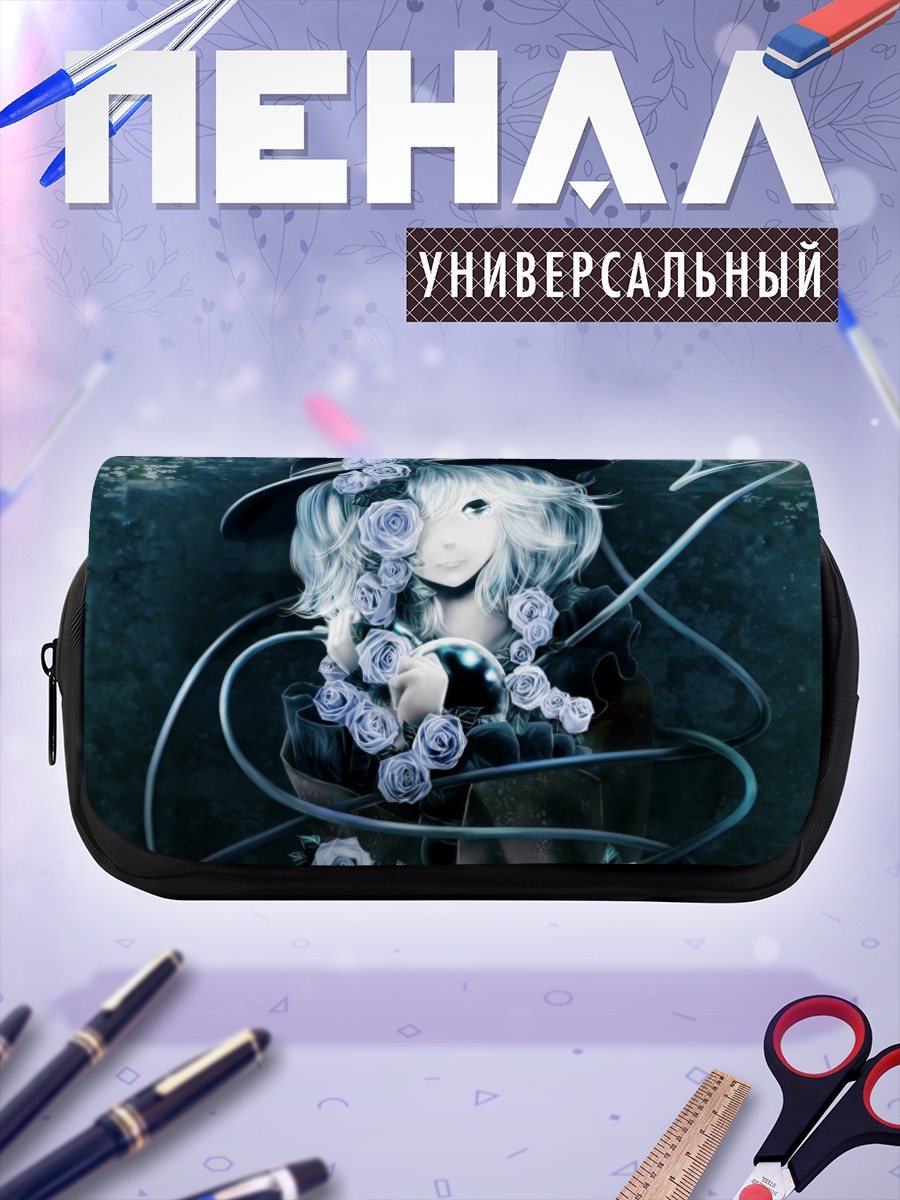 Пенал-косметичка Коиши Комейдзи в розах