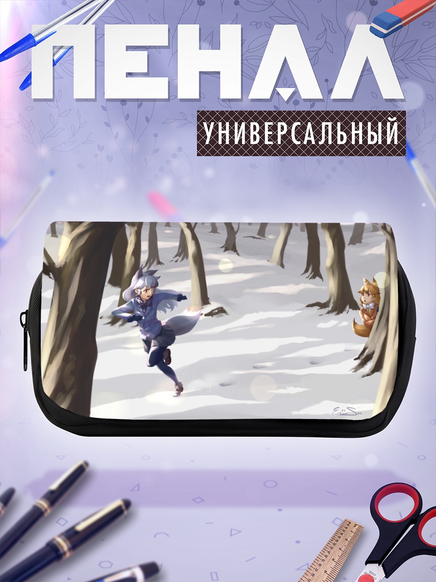 Пенал-косметичка Рыжая Лиса в лесу