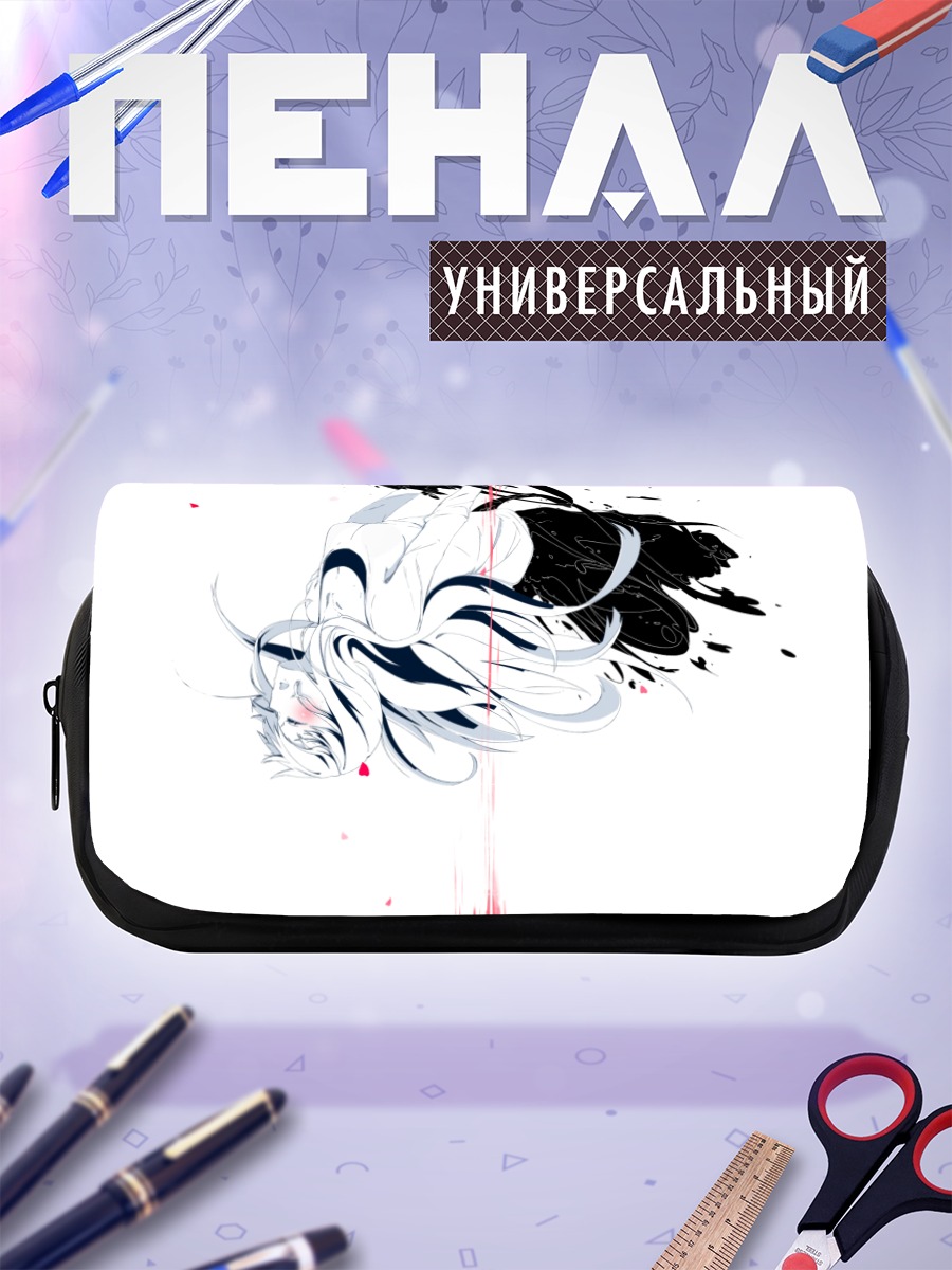 Пенал-косметичка Мику Хацунэ в белом