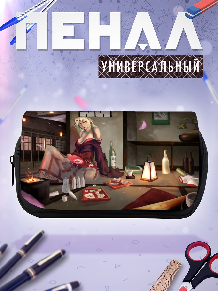 Пенал-косметичка Юги Хошигума в интерьере