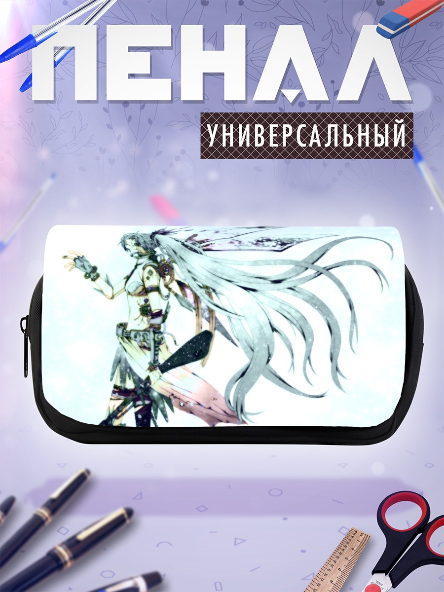 Пенал-косметичка Мику Хацунэ в белом