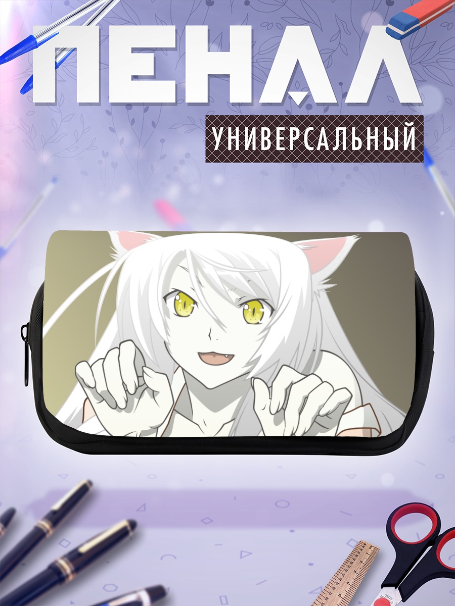 Пенал-косметичка Цубаса Ханэкава кошка