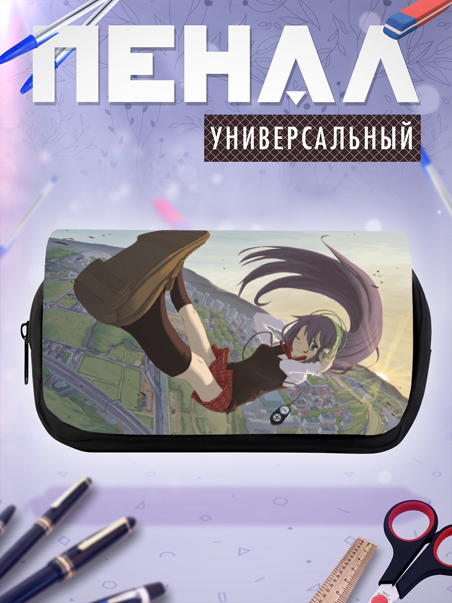 Пенал-косметичка Мику Хацунэ в городе