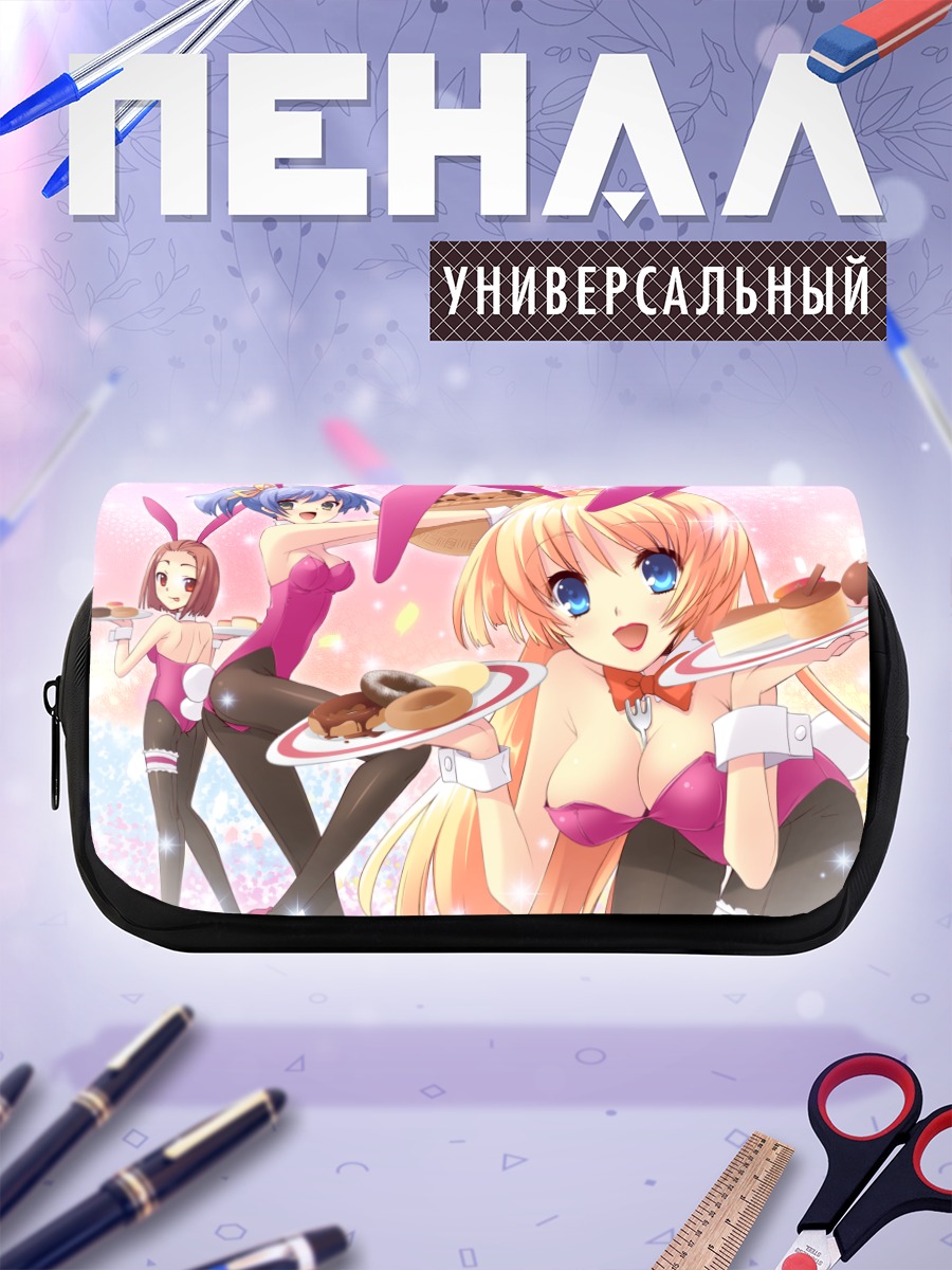 Пенал-косметичка Девушки с десертами