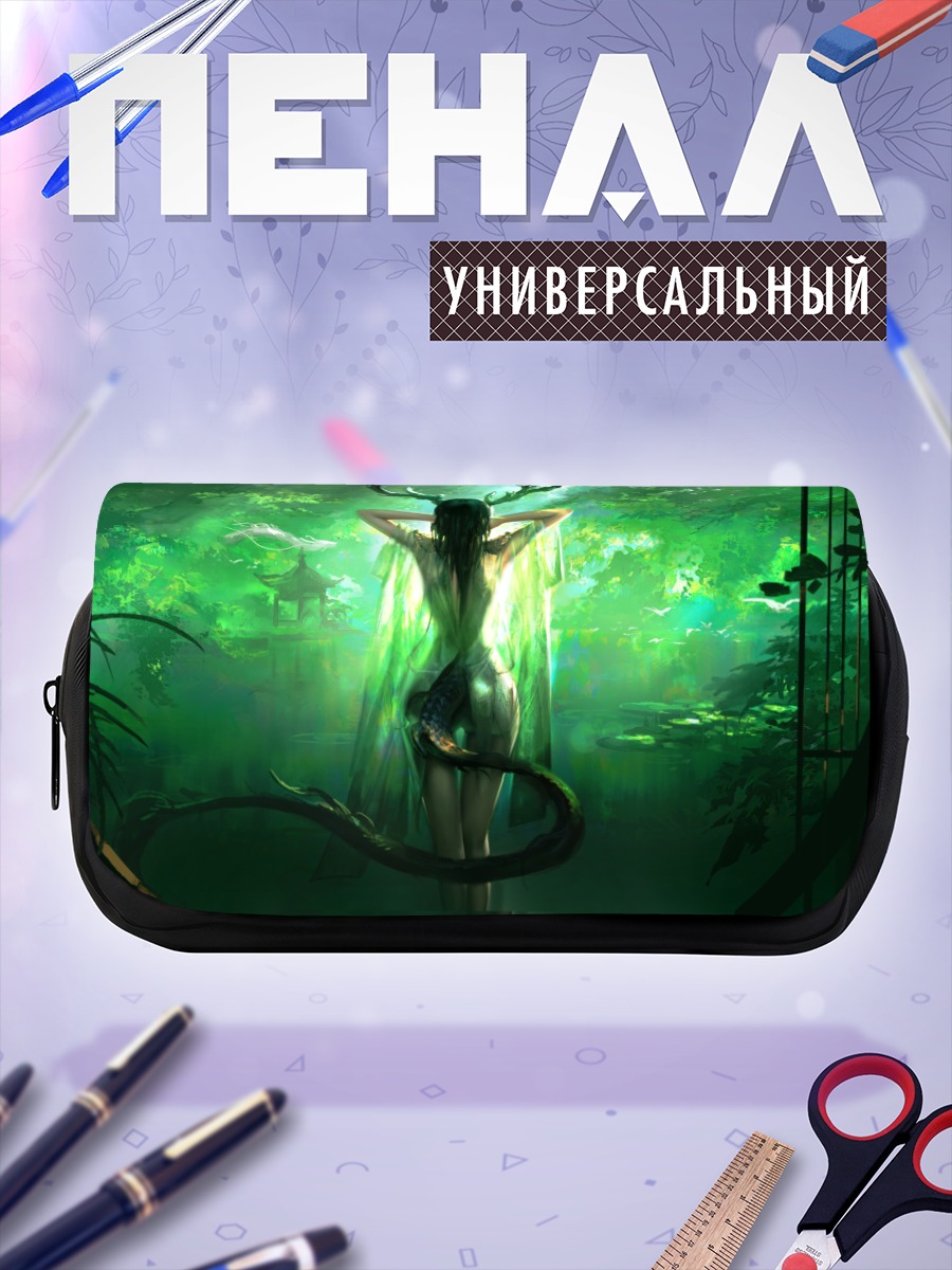 Пенал-косметичка Лесная нимфа с рогами