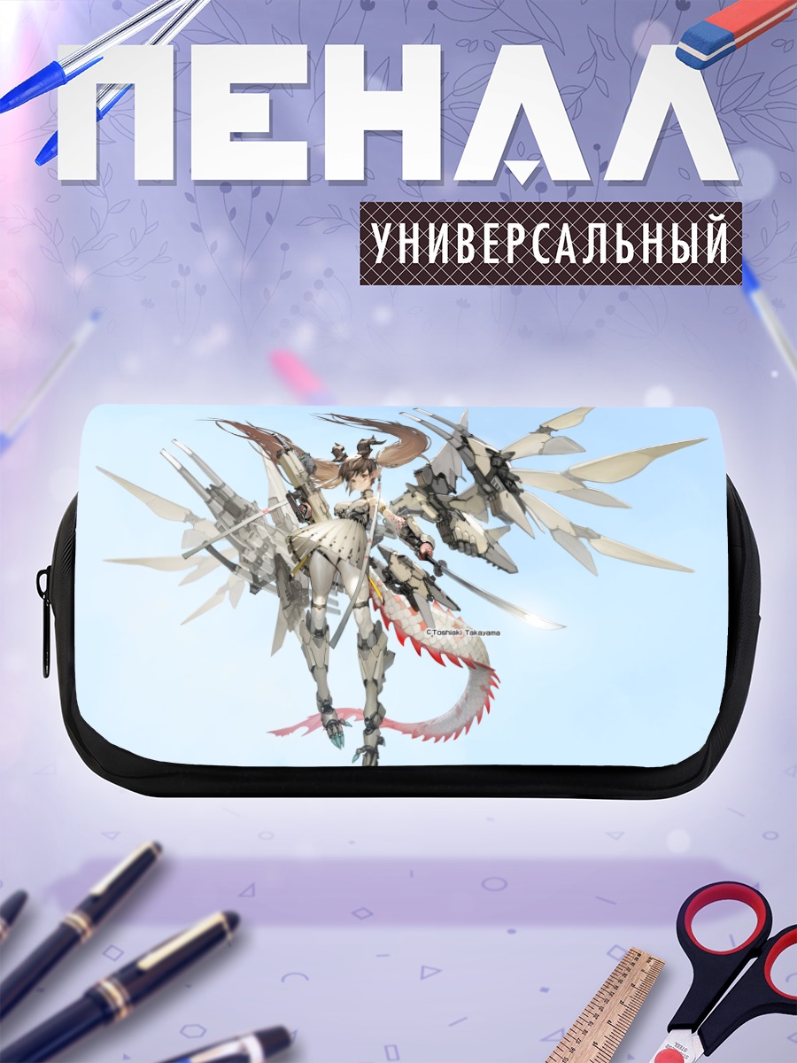 Пенал-косметичка Воин в китайском платье