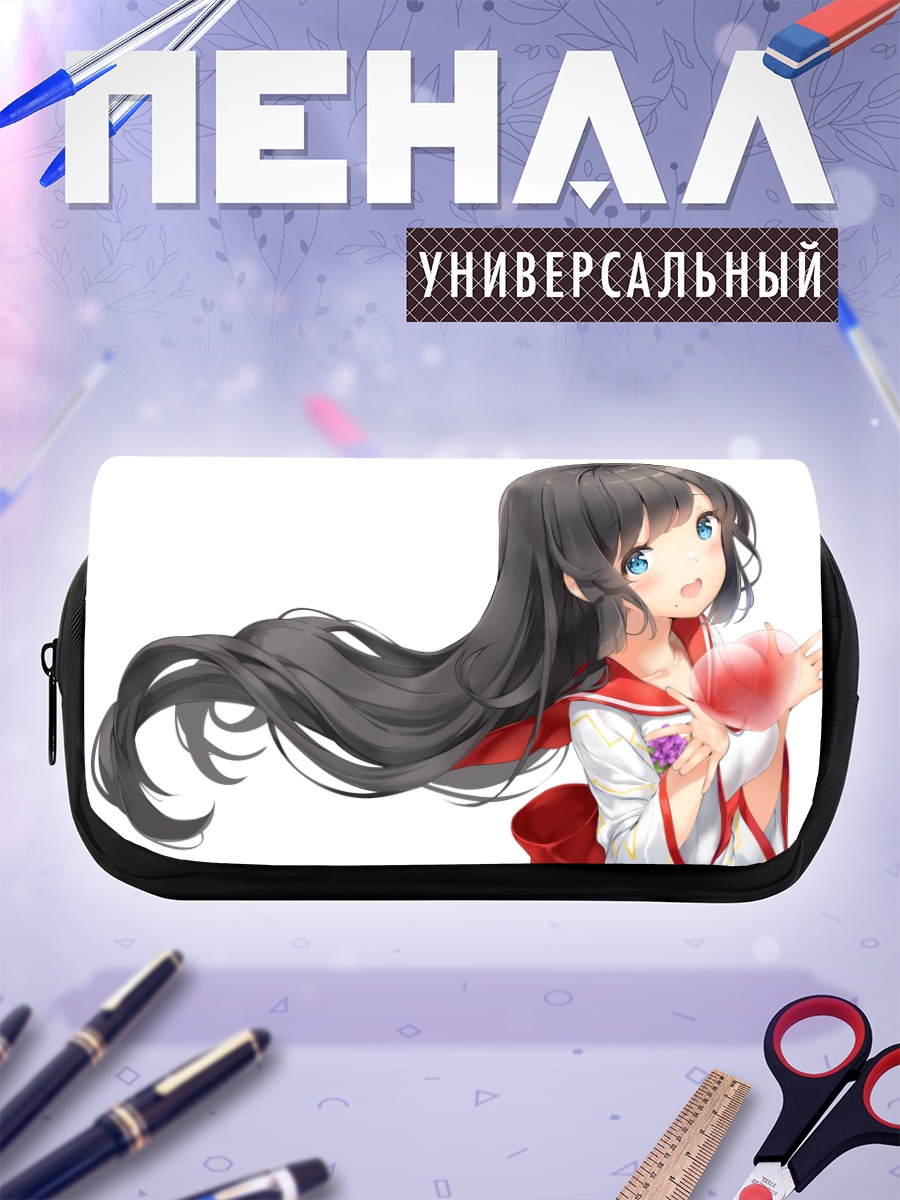 Пенал-косметичка Девушка в кимоно