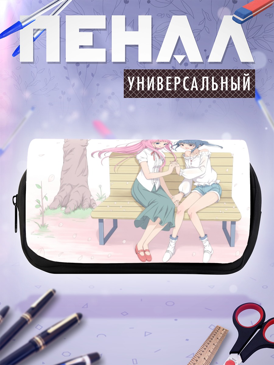 Пенал-косметичка Девушки в сакуре