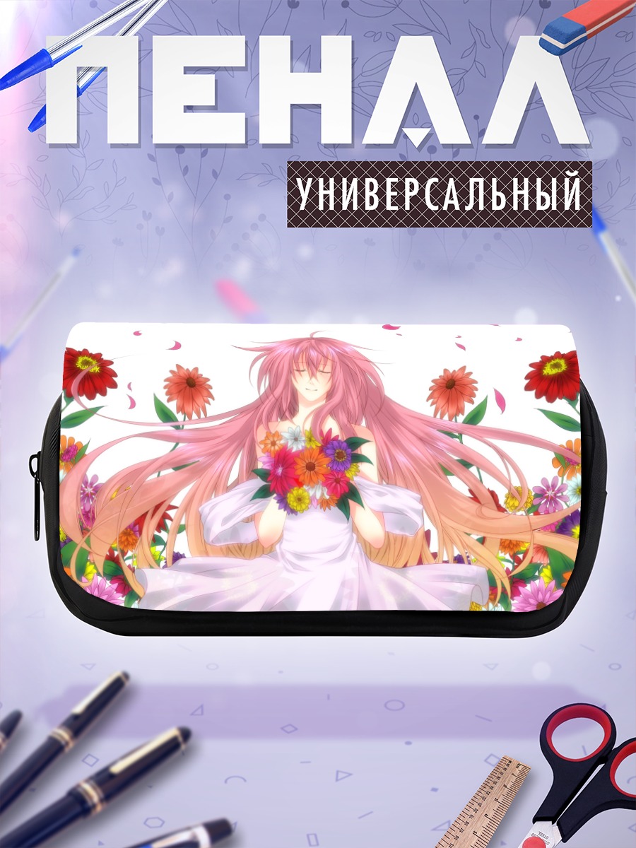 Пенал-косметичка Лука Мегурин в цветах