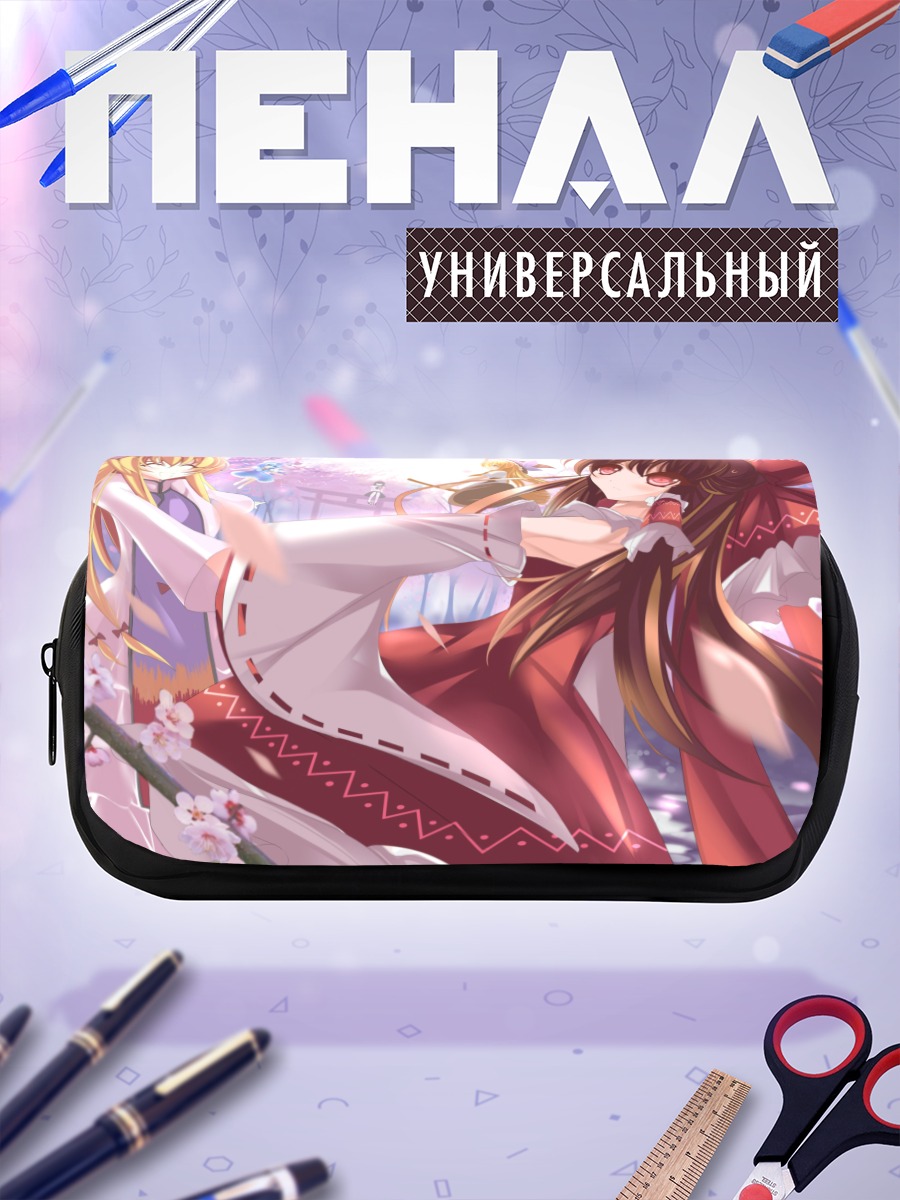 Пенал-косметичка Рейму Хакурей в сакуре
