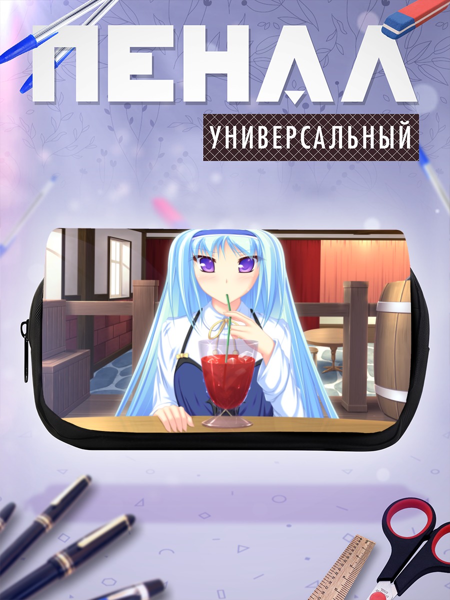 Пенал-косметичка Селфи Лэйнлут с напитком