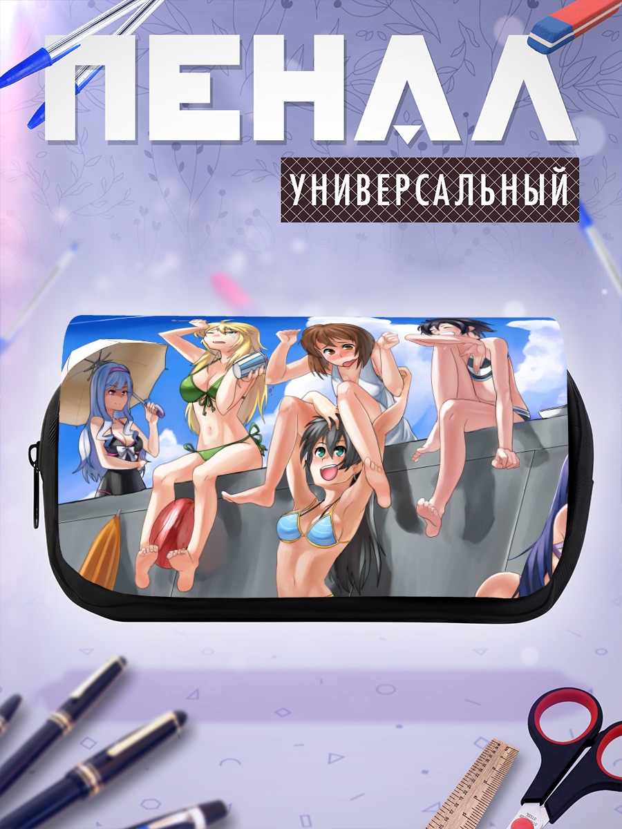 Пенал-косметичка Идолмастер на пляже