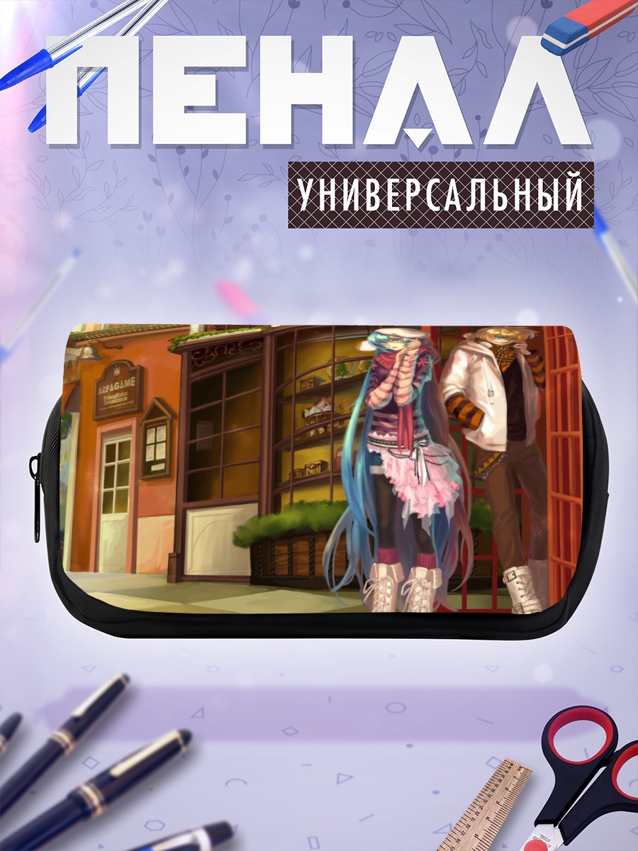 Пенал-косметичка Мику Хацунэ и Лен