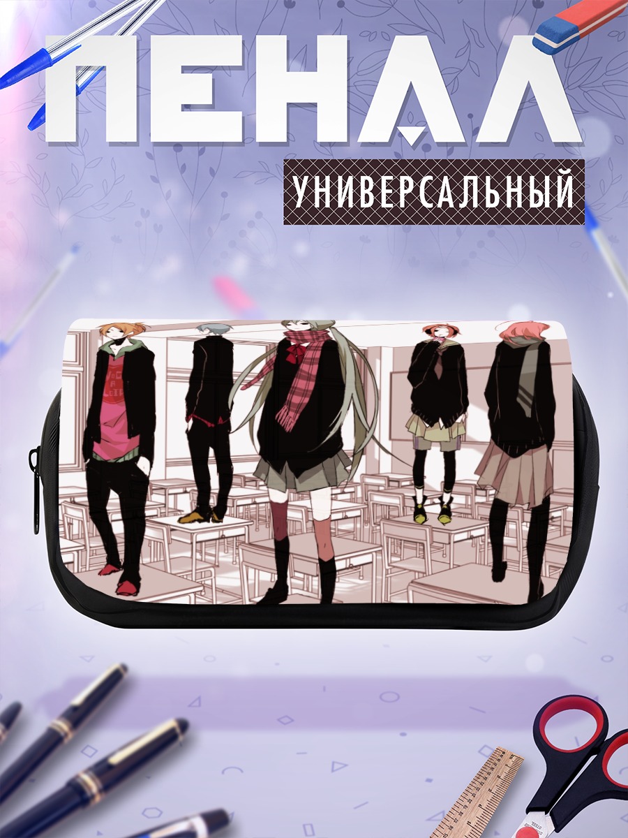Пенал-косметичка Мику Хацунэ и Вокалоиды