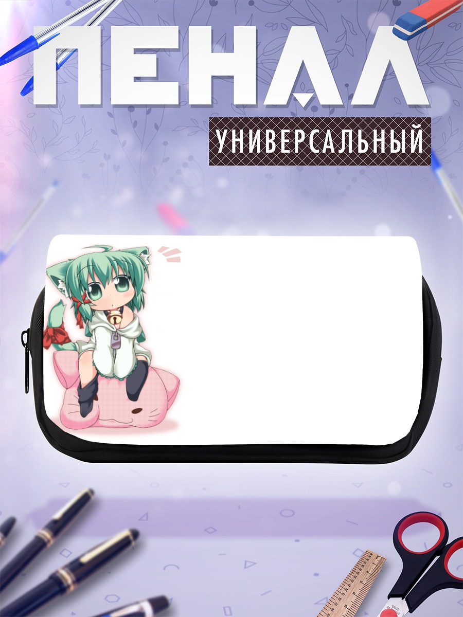 Пенал-косметичка Чиби кошкодевочка