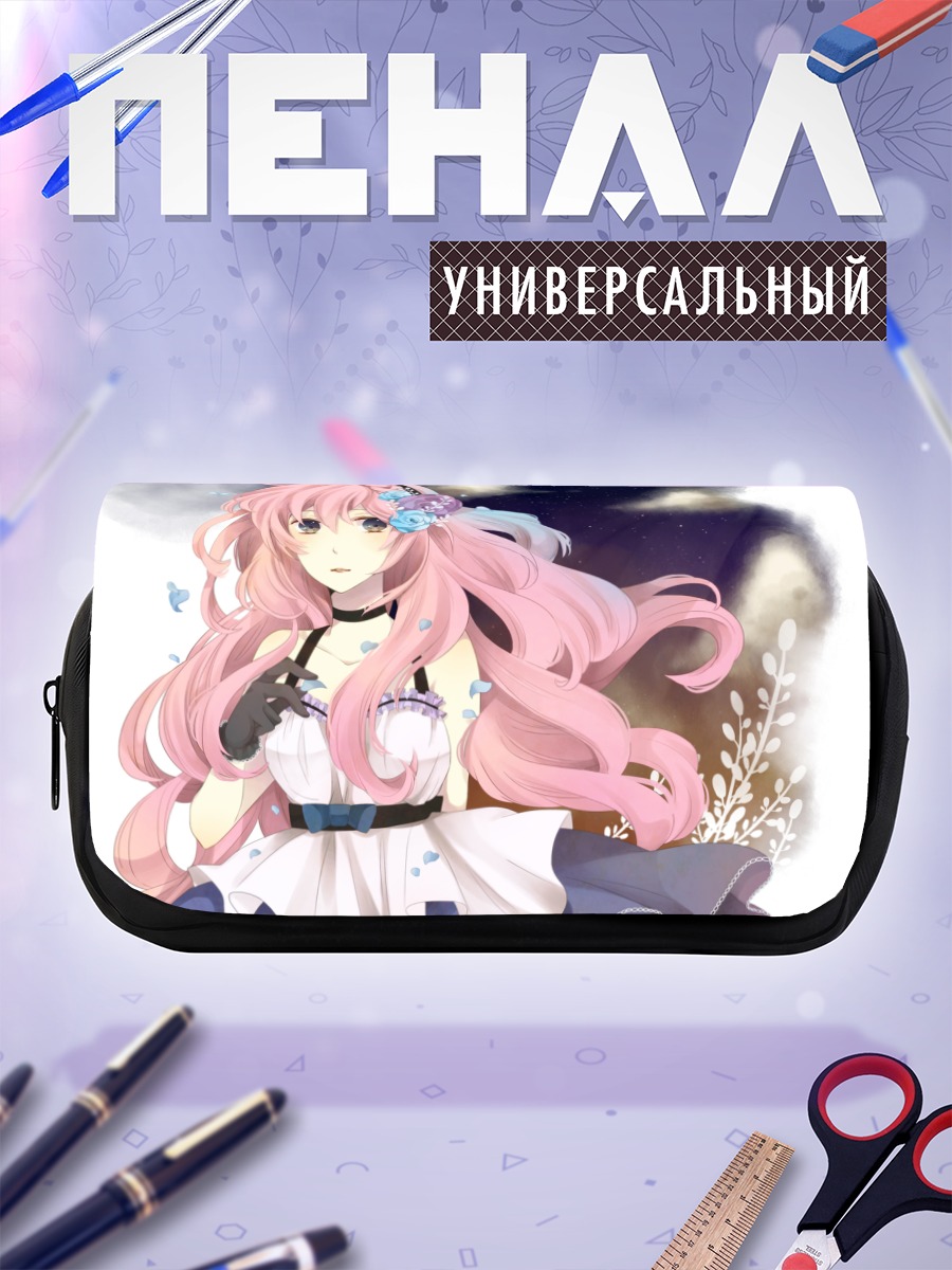 Пенал-косметичка Лука Мегурин в цветах