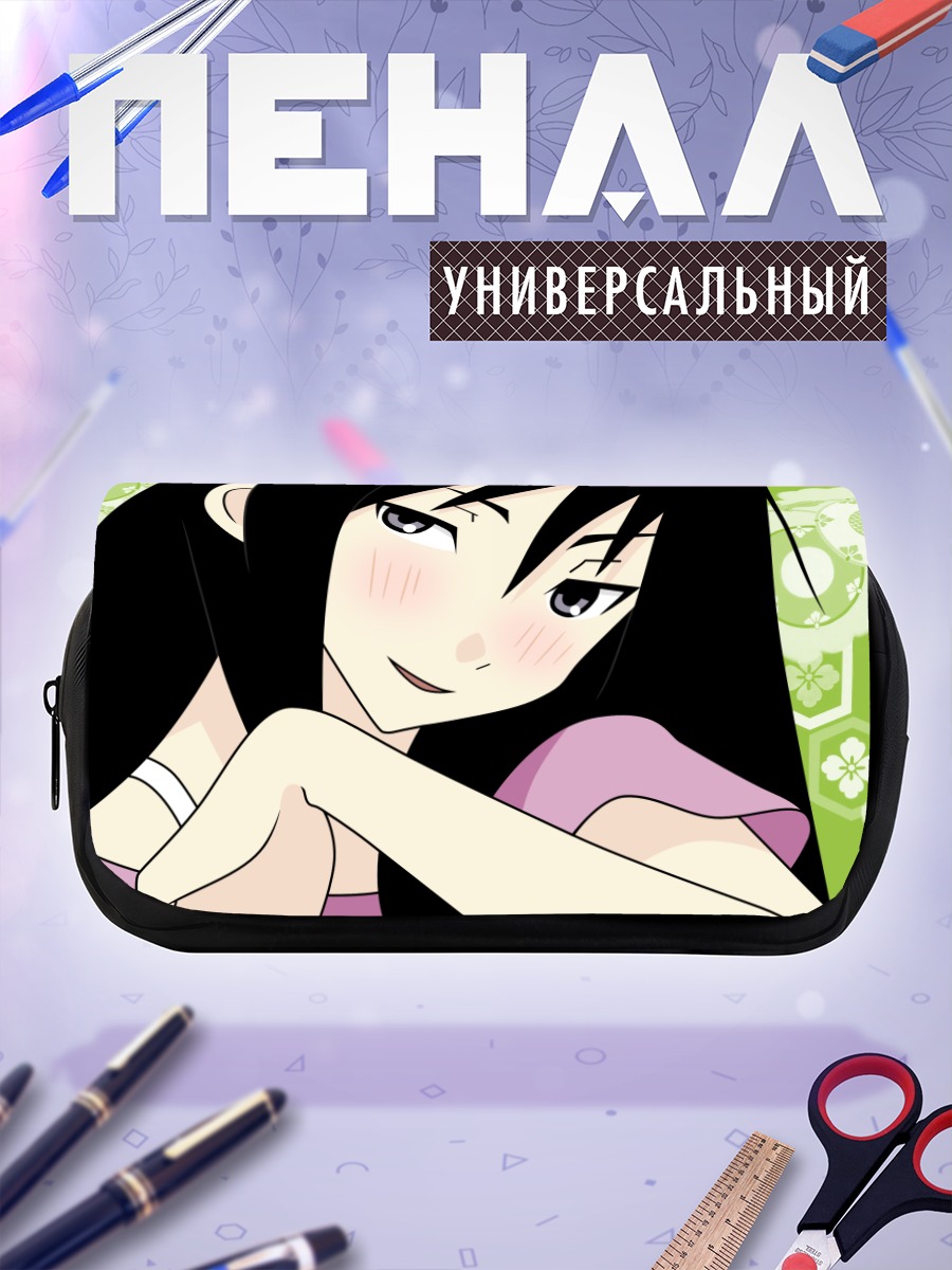 Пенал-косметичка Кицу Танэ в цветах