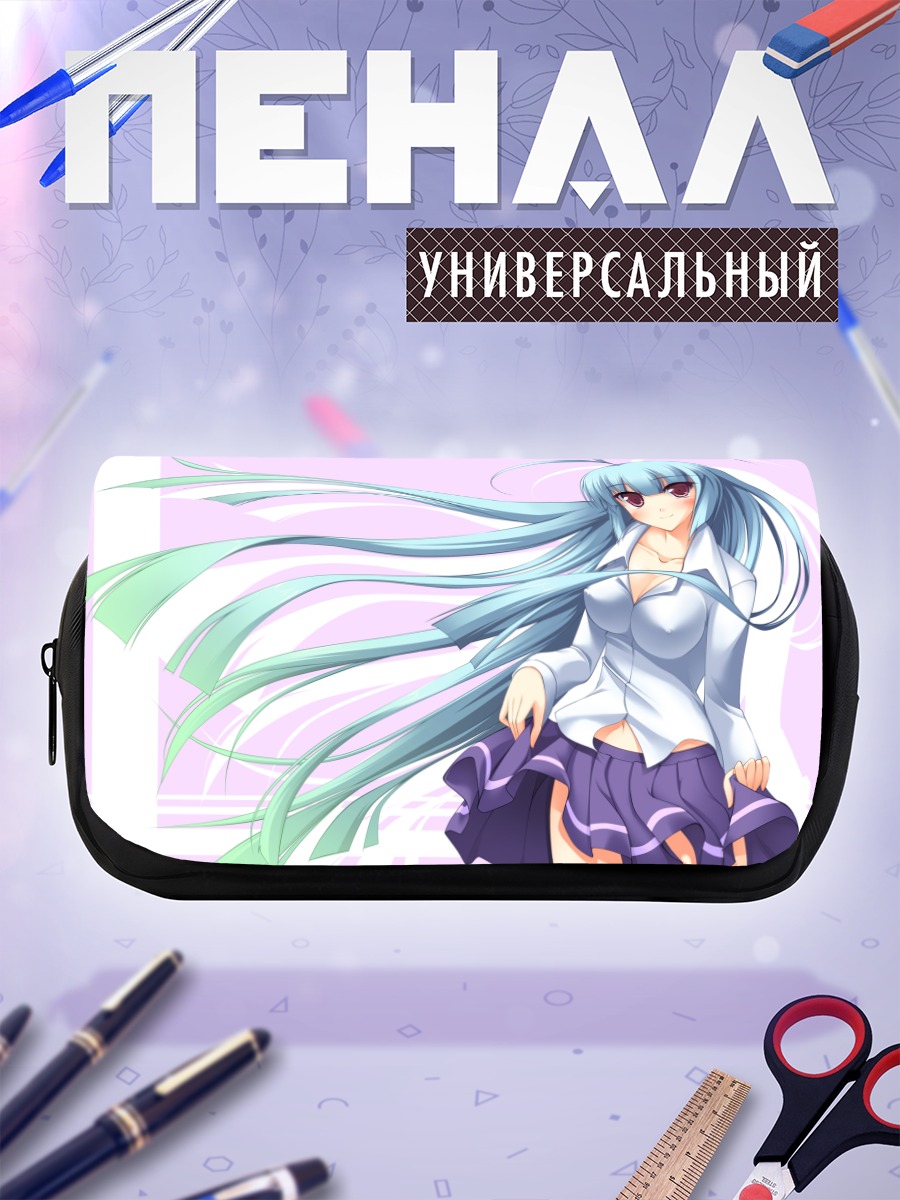 Пенал-косметичка Мику Хацунэ в юбке