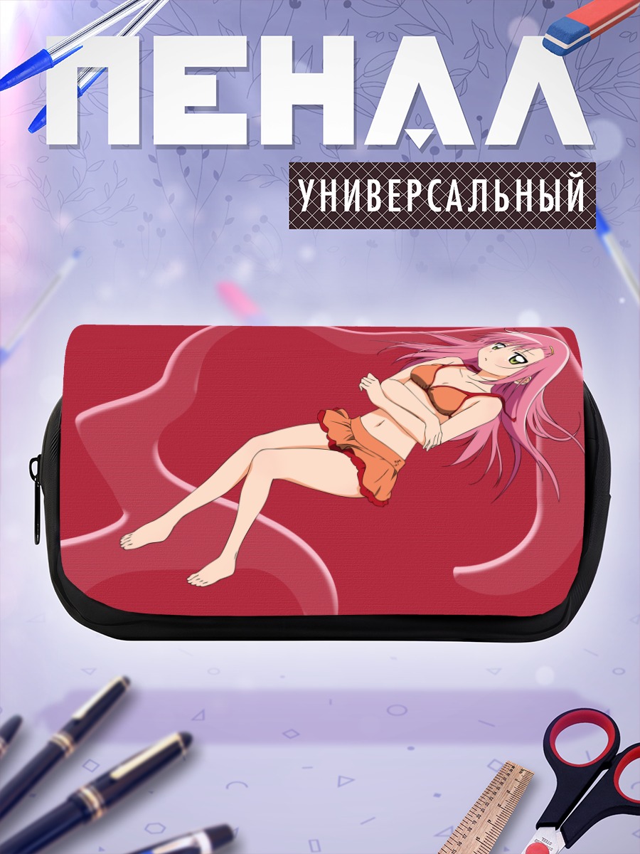 Пенал-косметичка Хинагику Кацура в красном