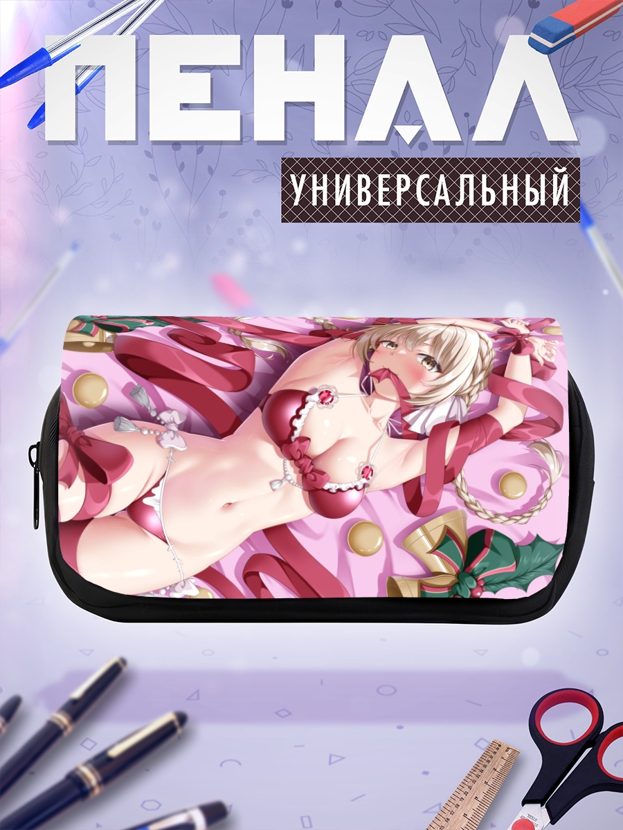 Пенал-косметичка Блондинка в лентах