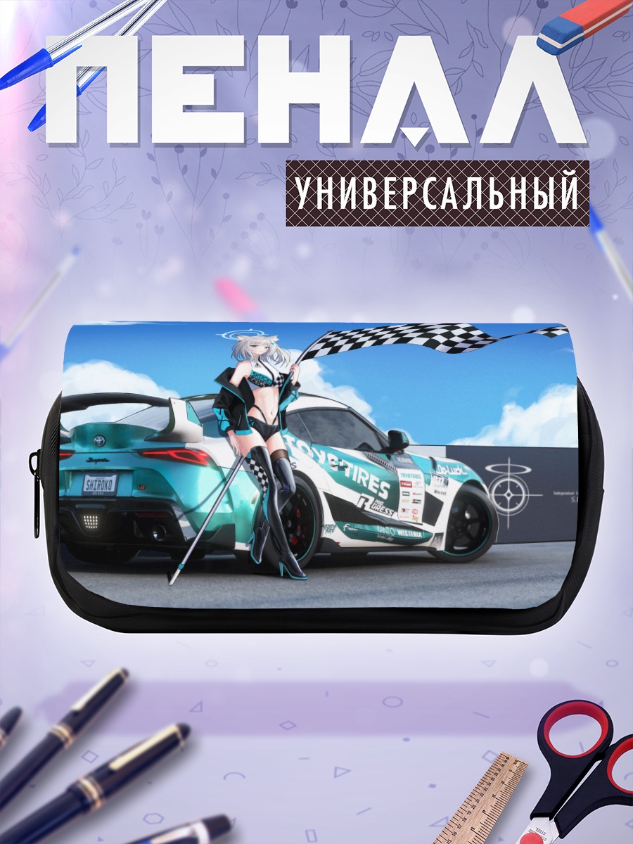 Пенал-косметичка Сироко Сунаоками с флагом