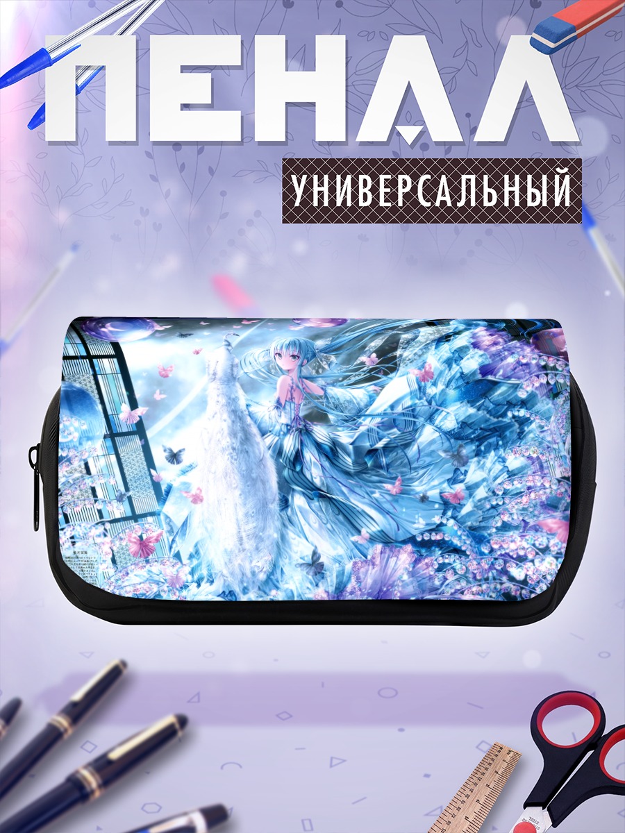 Пенал-косметичка Небесная дева в цветах