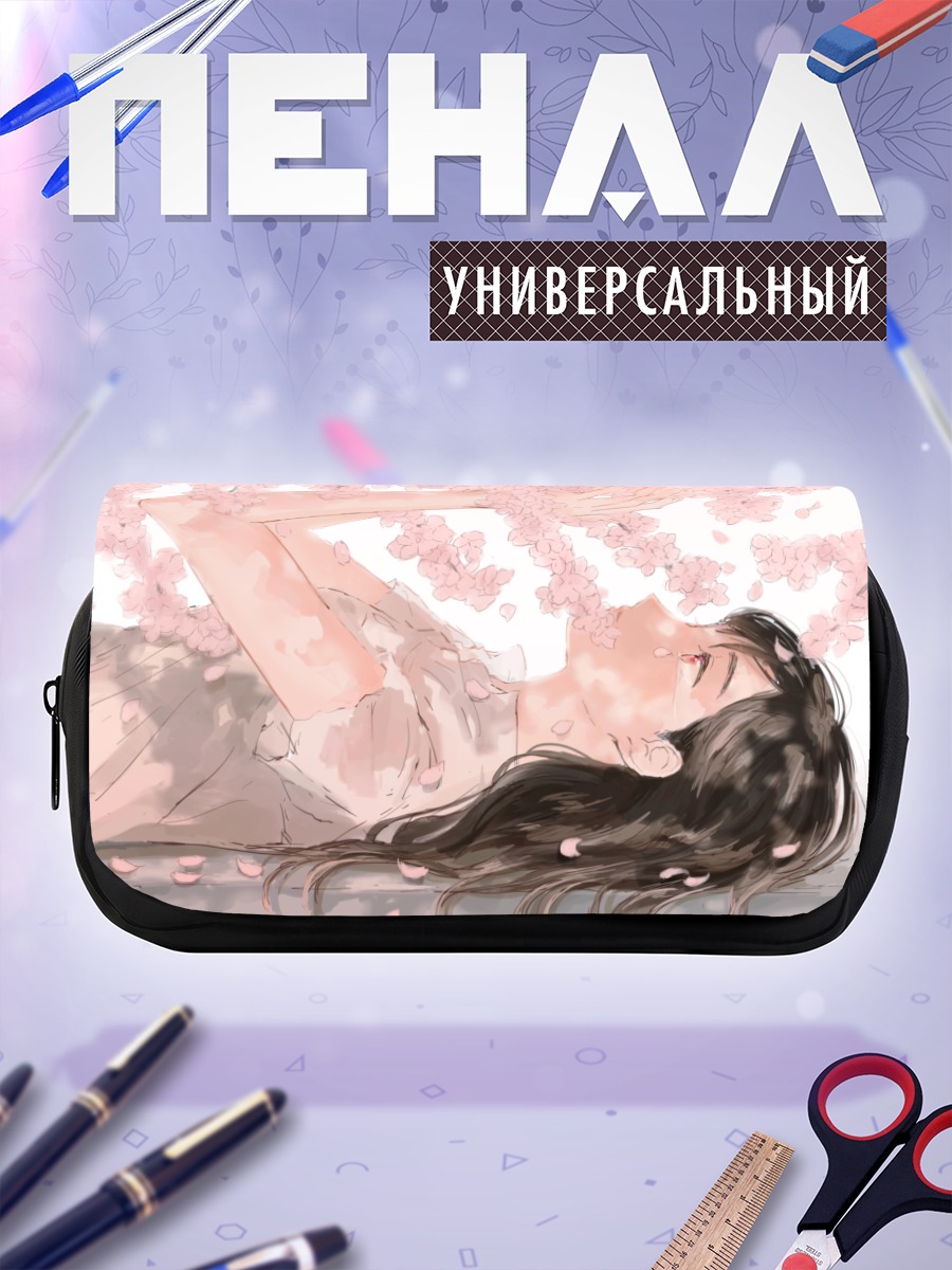 Пенал-косметичка Девушка в лепестках
