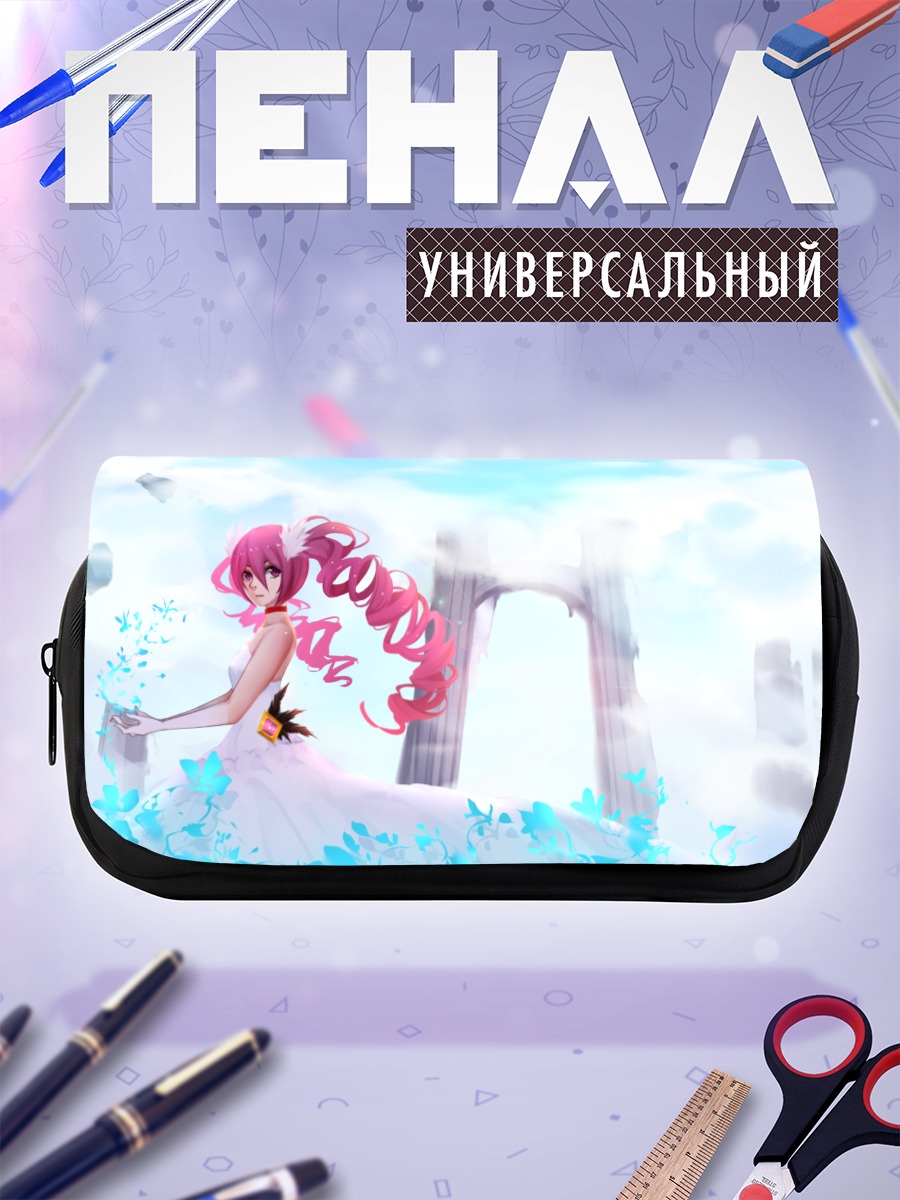 Пенал-косметичка Айша в цветах