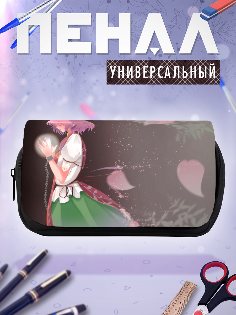 Пенал-косметичка Ибараки Касэн в лепестках
