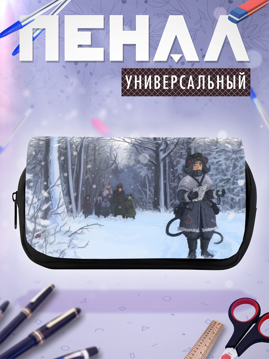Пенал-косметичка Рейму Хакурэй в снегах