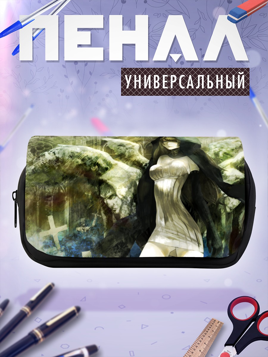 Пенал-косметичка Девушка в капюшоне