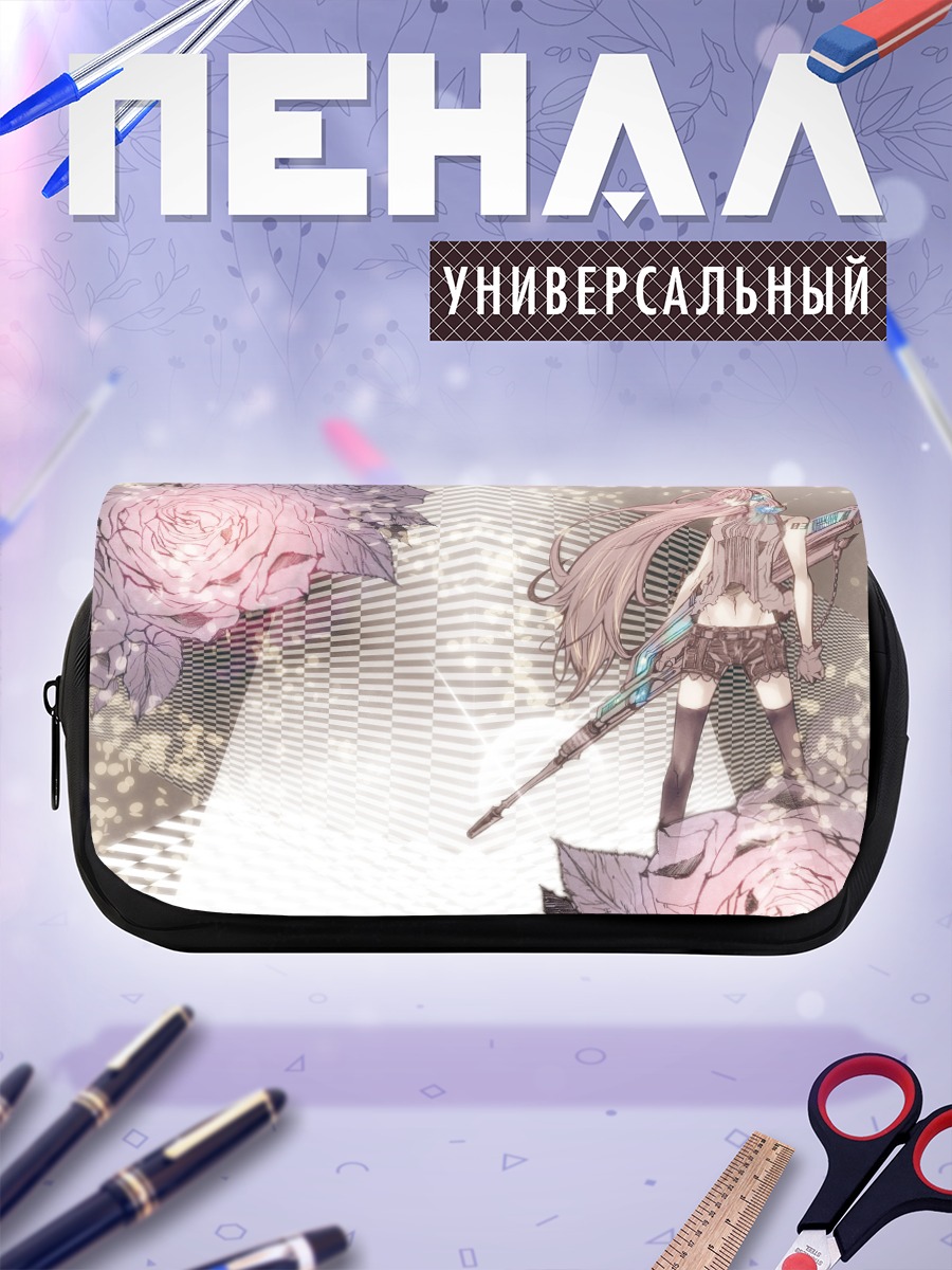 Пенал-косметичка Мегурин Лука с розами