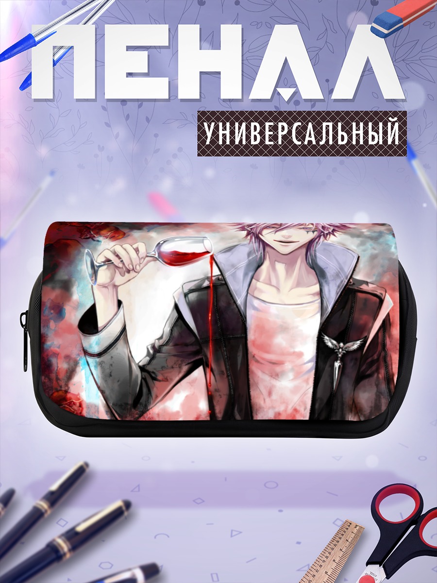 Пенал-косметичка Бьякуран с бокалом