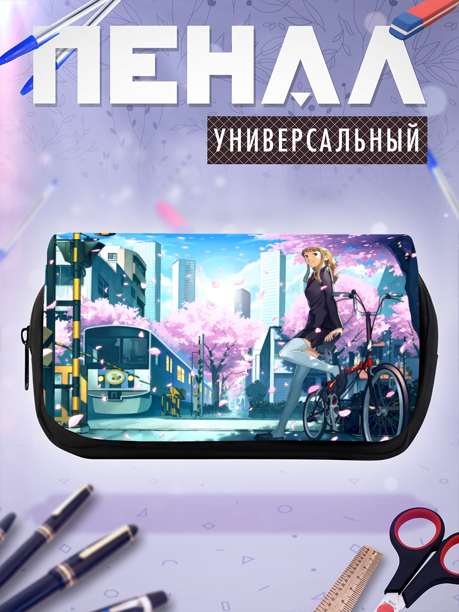 Пенал-косметичка Весна в городе