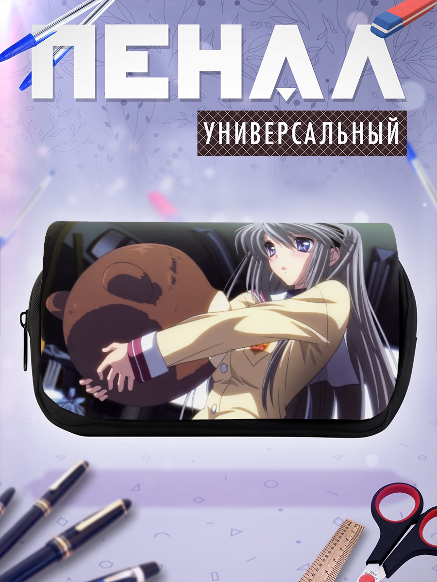 Пенал-косметичка Томоё Сакагами с медведем