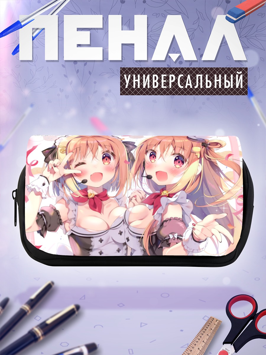 Пенал-косметичка Пан Мими в кружевах
