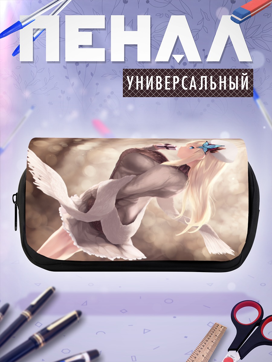 Пенал-косметичка Сена Кашивадзаки в меху