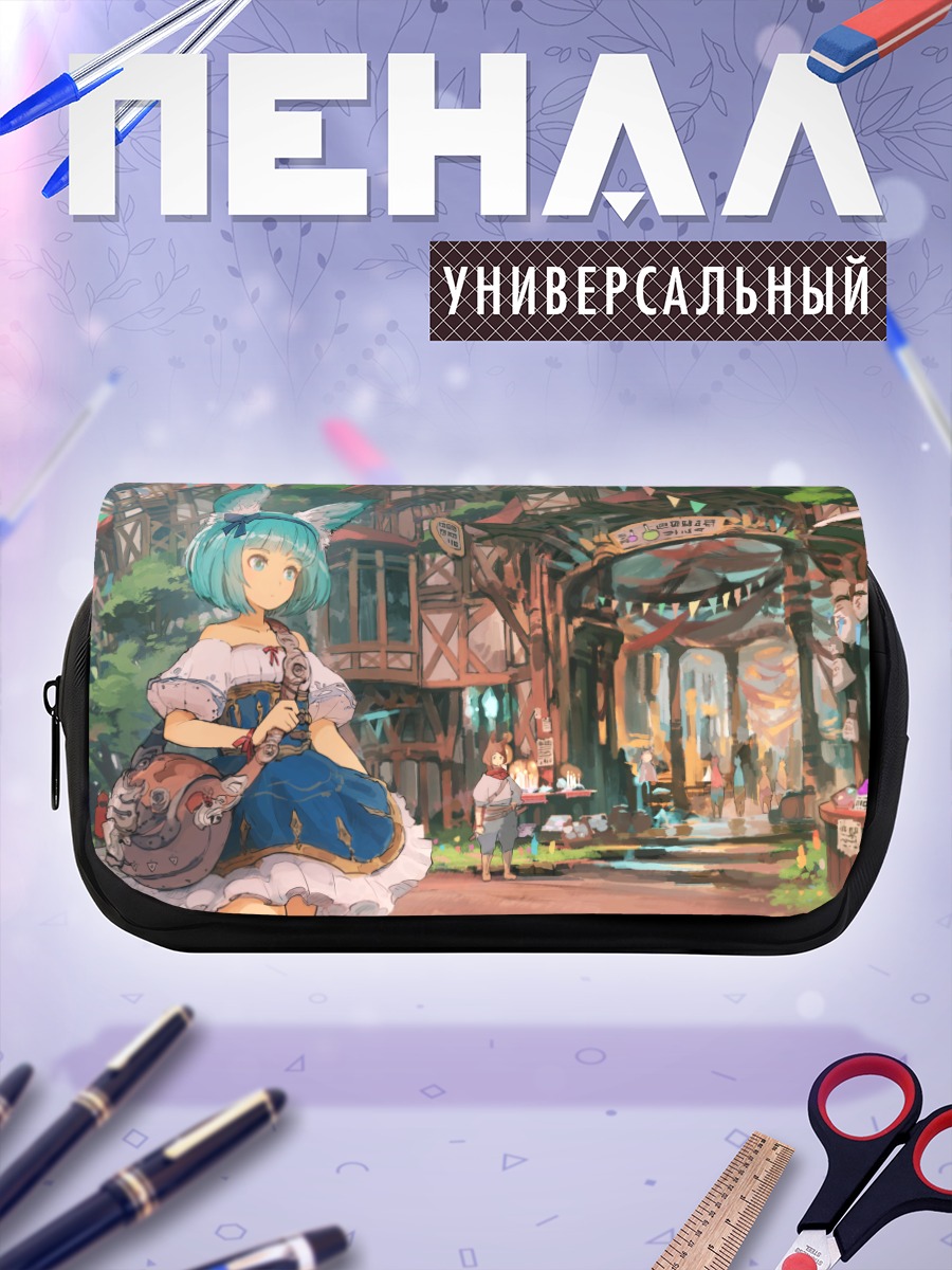 Пенал-косметичка Девушка в городе