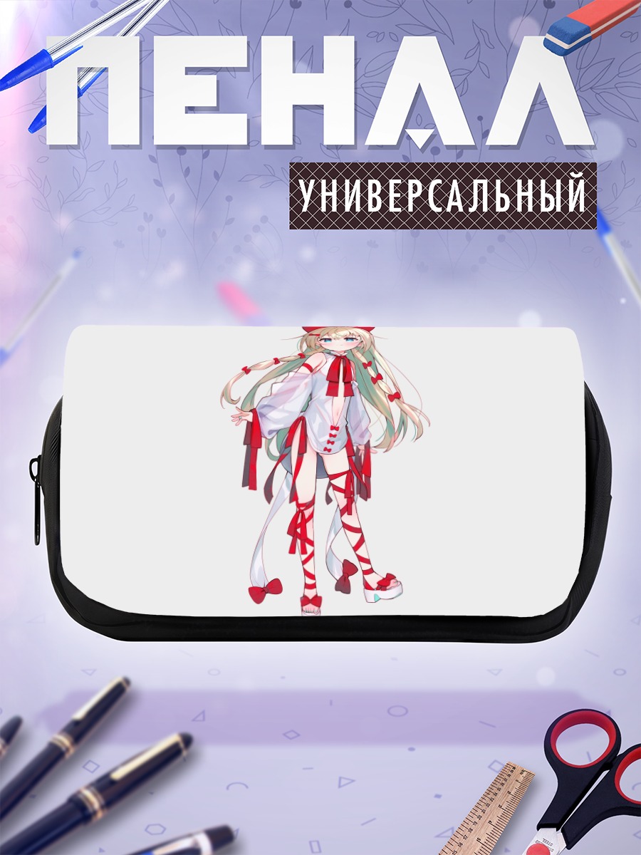 Пенал-косметичка Блондинка с бантом