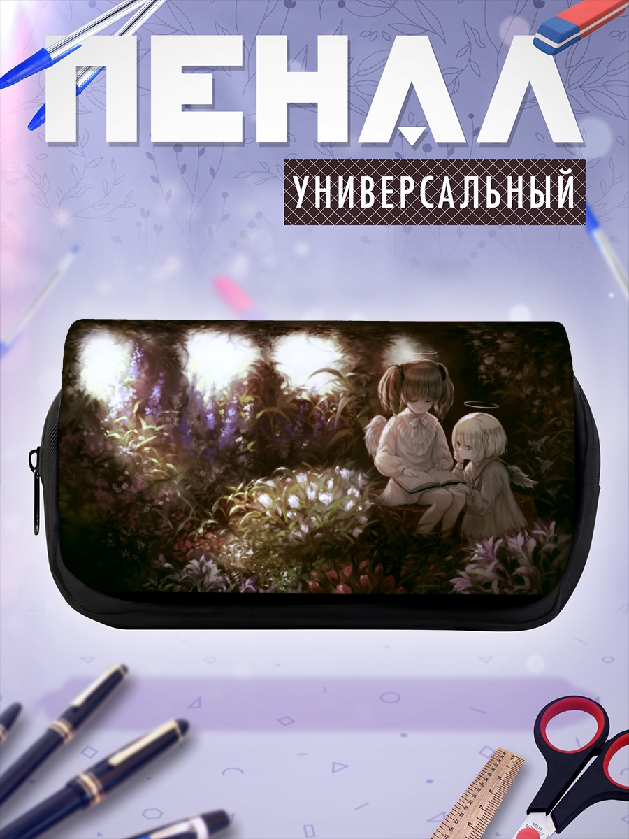 Пенал-косметичка Ангел в цветах
