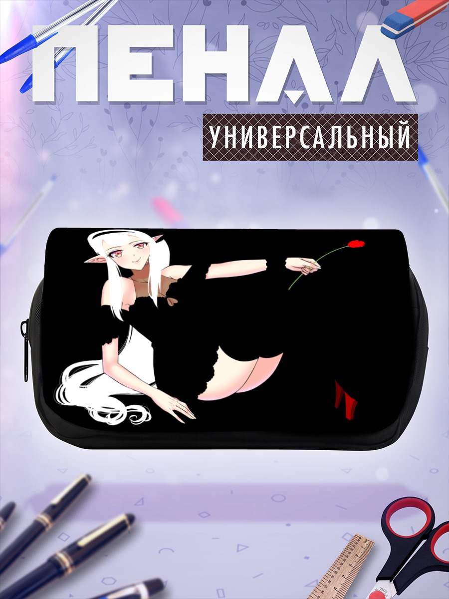 Пенал-косметичка Элу с цветком