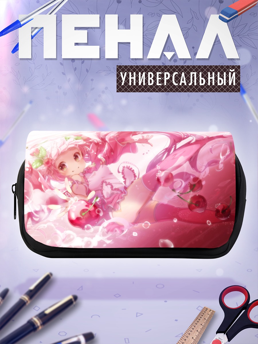 Пенал-косметичка Мику Хацунэ в сакуре