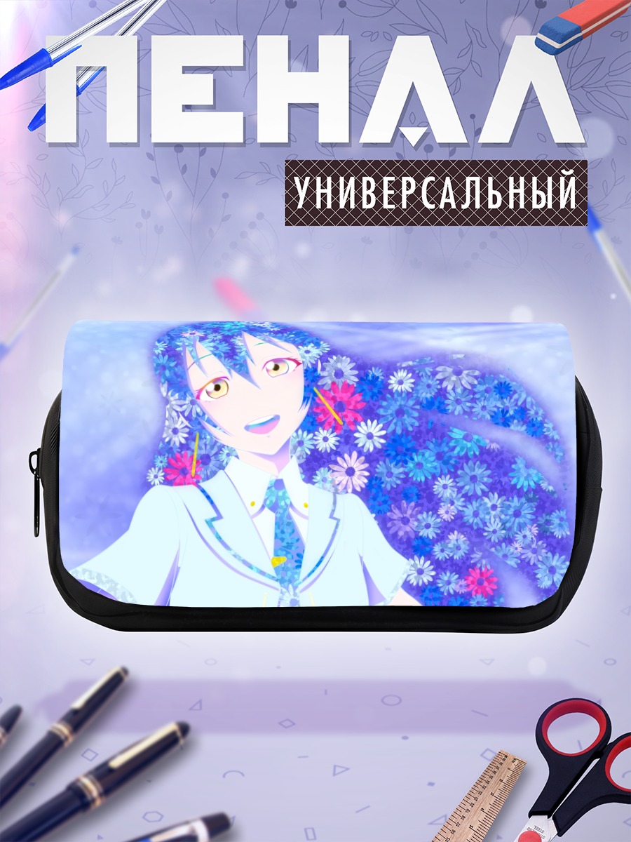 Пенал-косметичка Уми Сонода в цветах