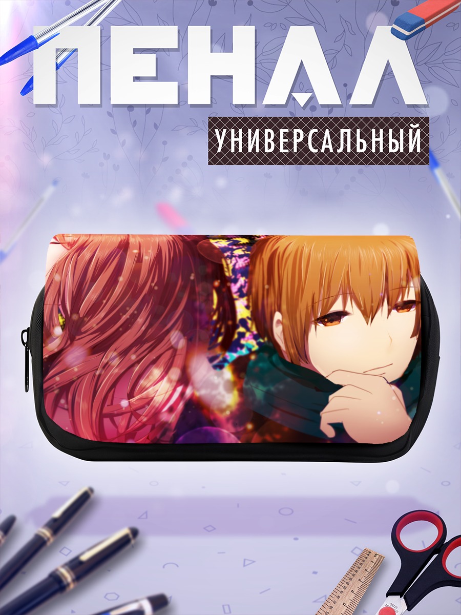 Пенал-косметичка Мегурин Лука в цветах