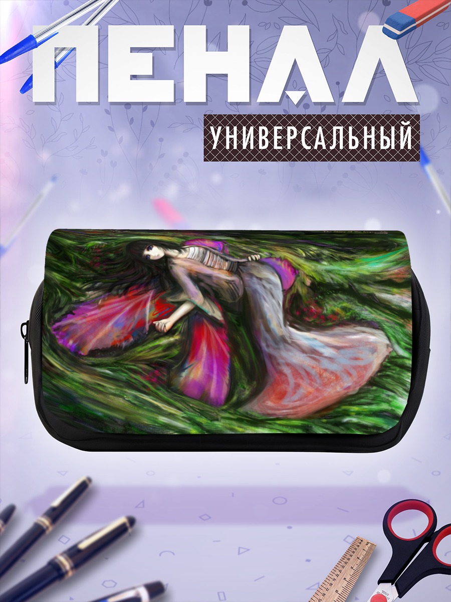 Пенал-косметичка Девушка в вихре