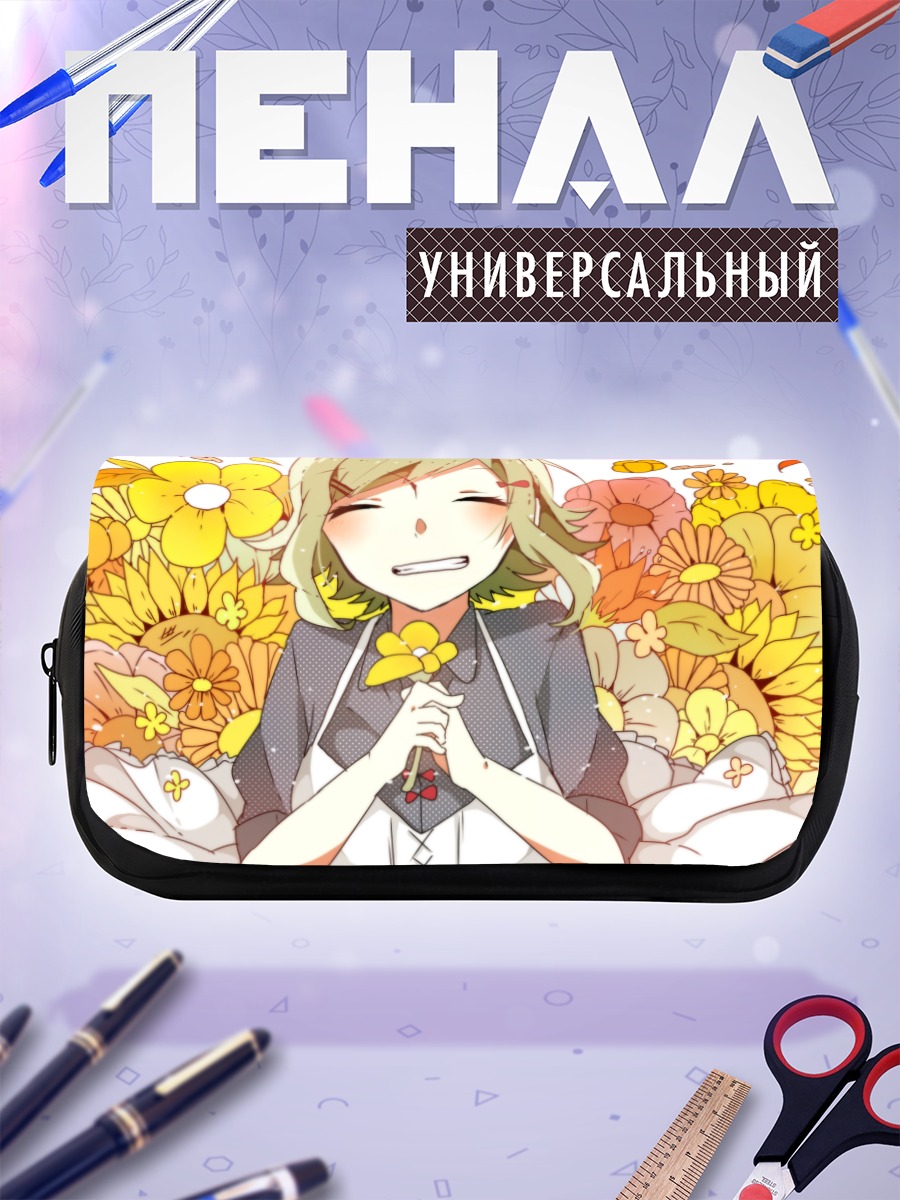 Пенал-косметичка Гуми в цветах