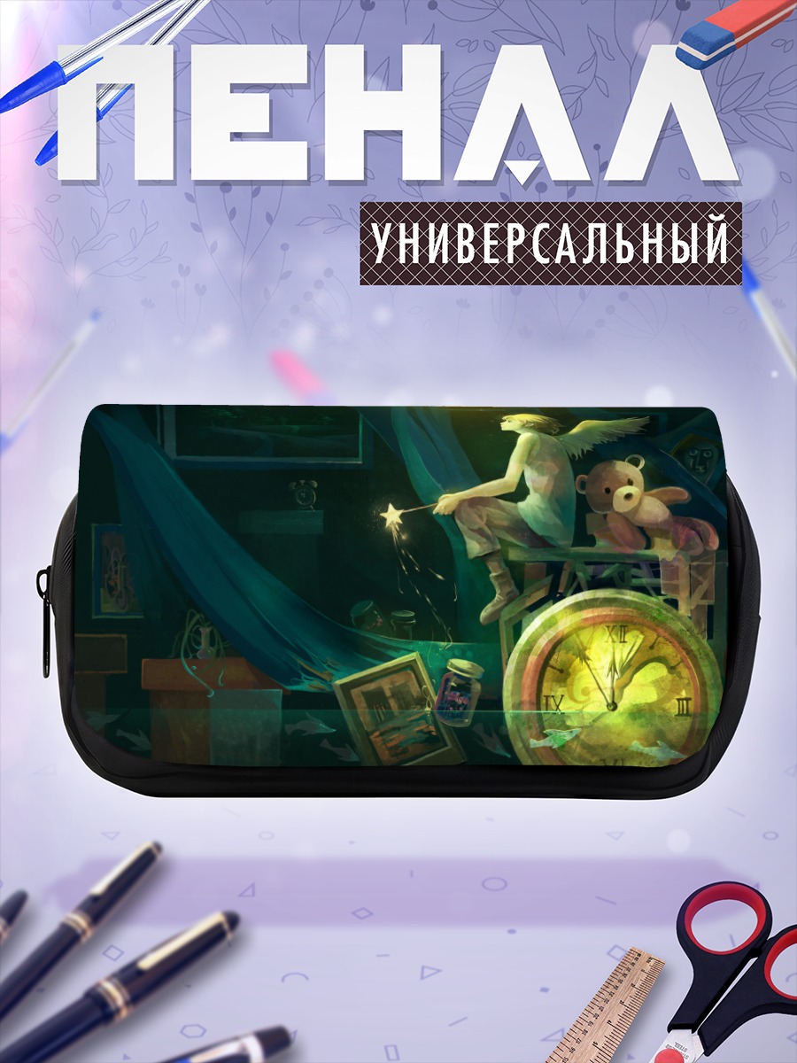 Пенал-косметичка Ангел с мишкой
