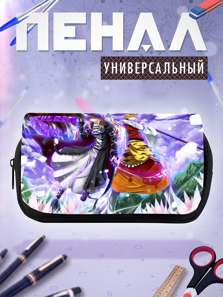 Пенал-косметичка Бякурен Хидзири в цветах